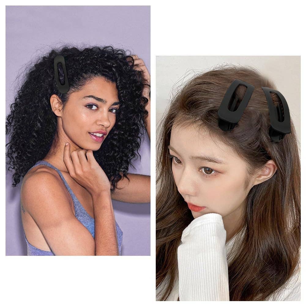Oval Flat Hair Clip- Thin