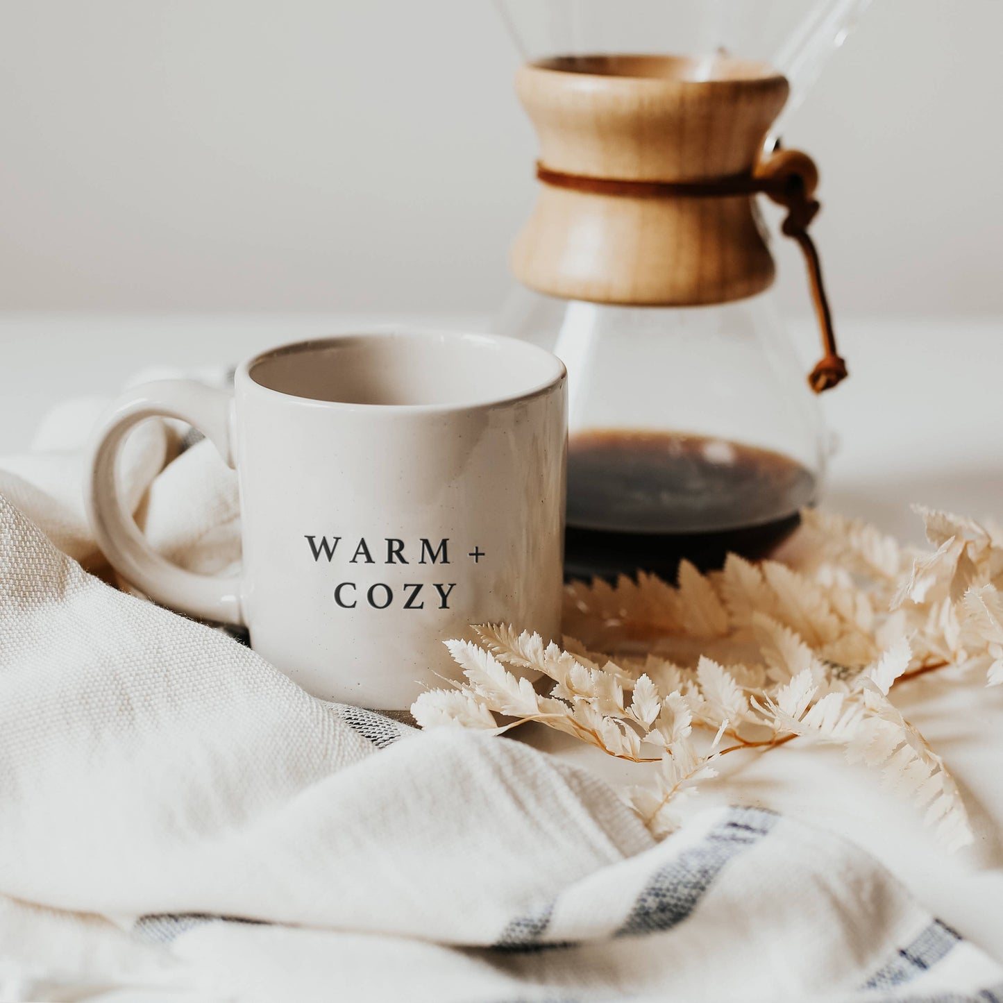 Warm & Cozy Stoneware Coffee Mug