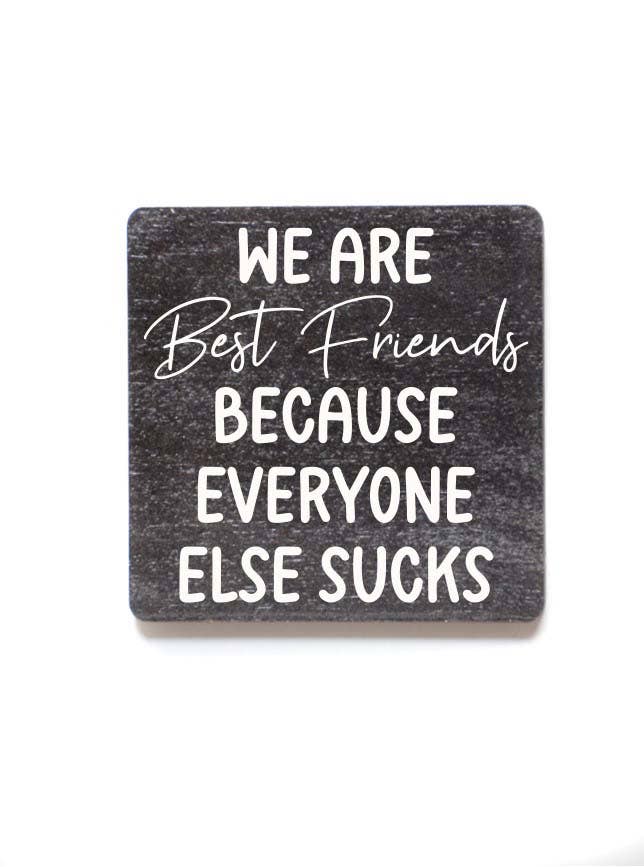 We Are Best Friends Gift Funny Kitchen Magnets