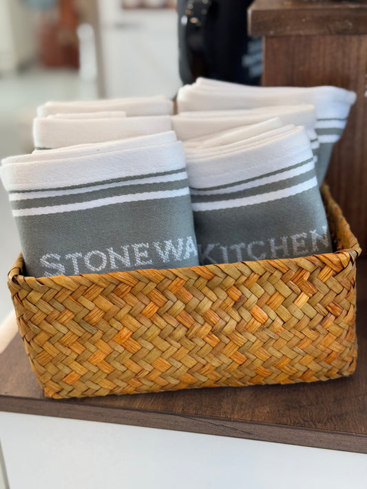 GRAY Tea Towel
