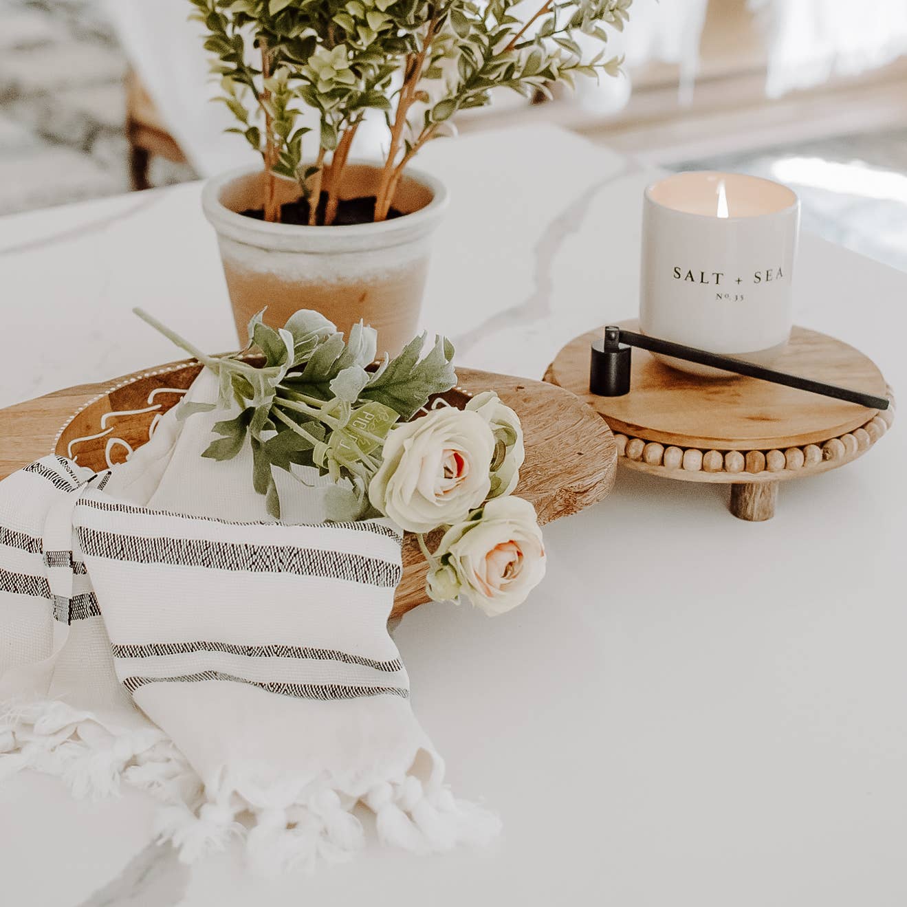 Haley Turkish Cotton Hand Towel - Home Decor & Gifts