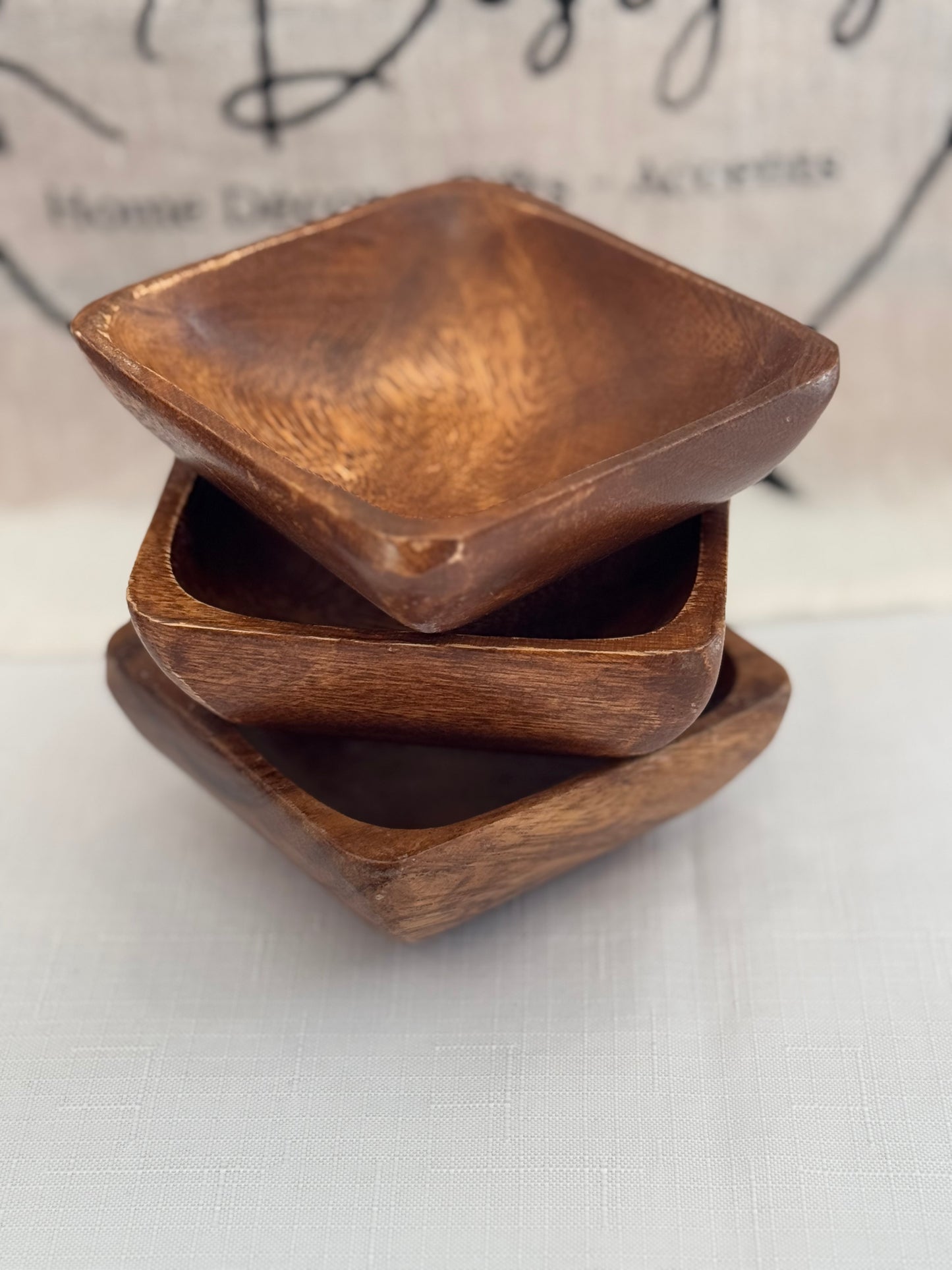 Mini Wood Bowl