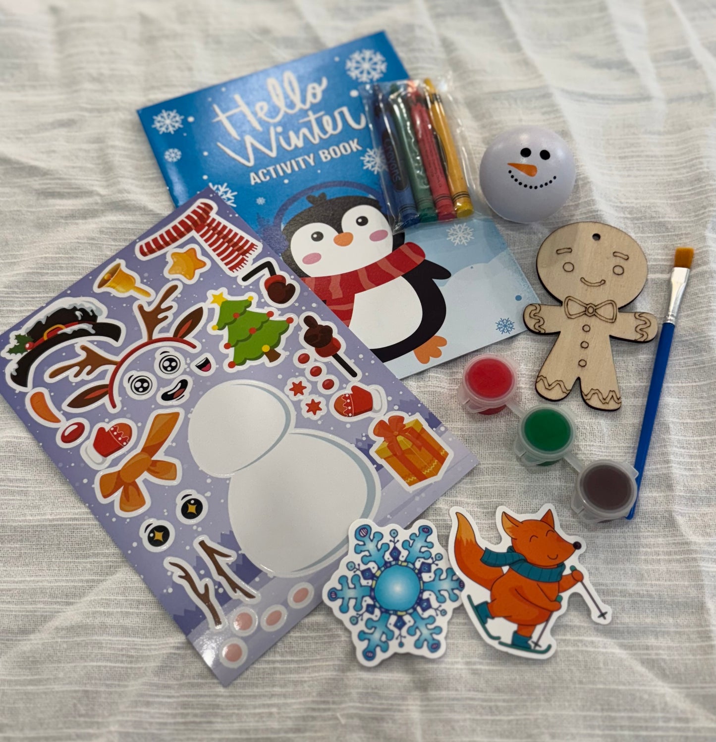 Kid's Winter Busy Basket