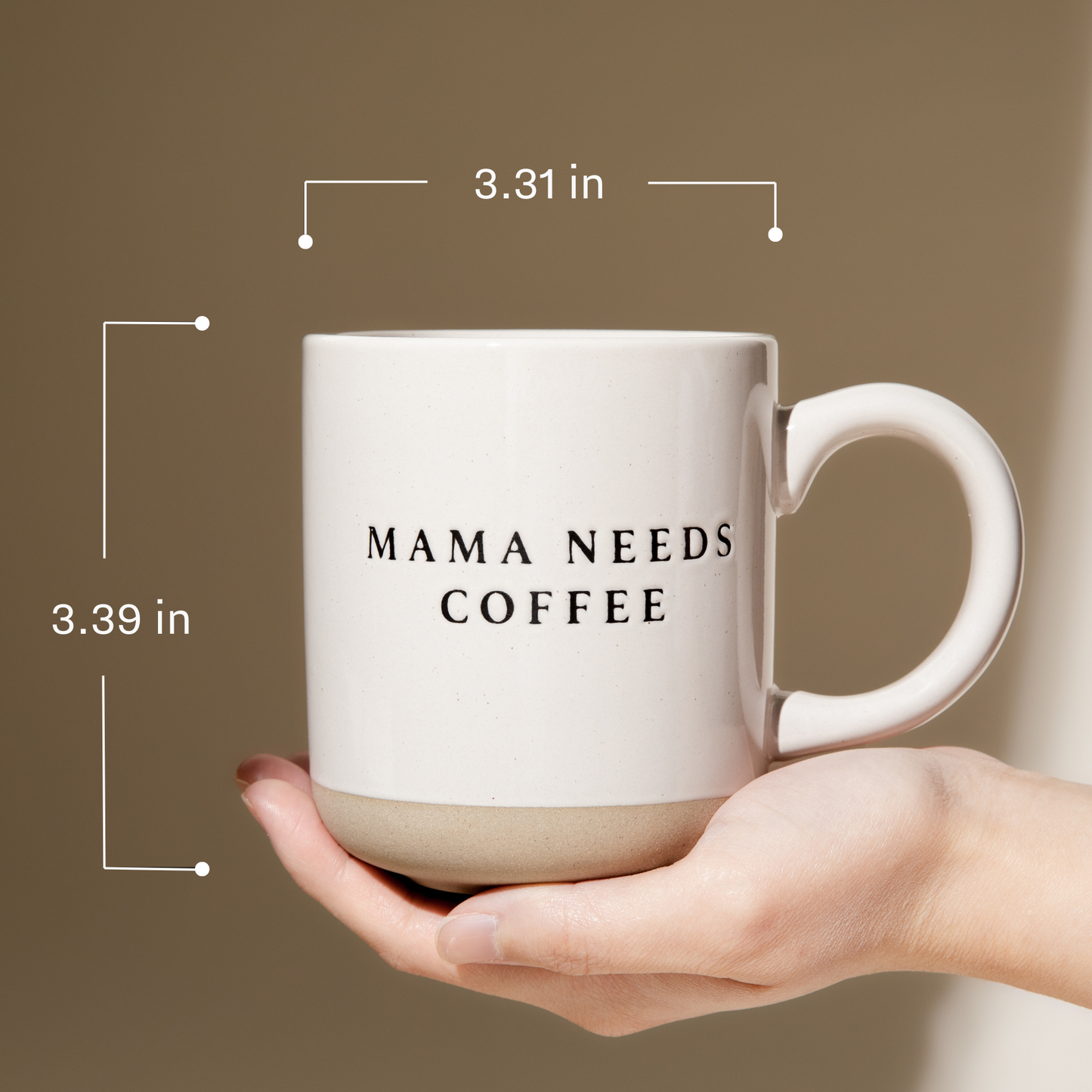 Warm & Cozy Stoneware Coffee Mug