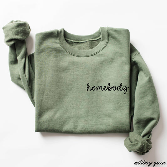 Homebody Cursive Sweatshirt