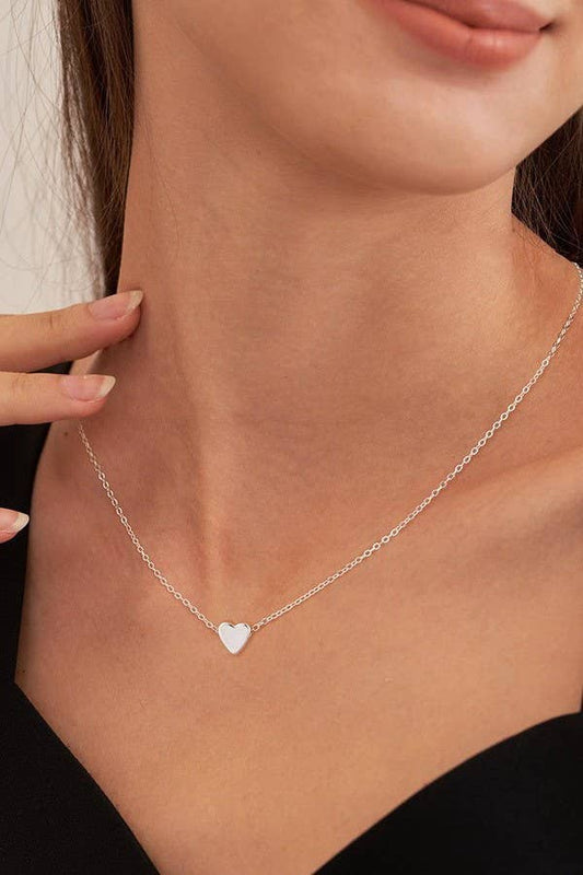 Mini Heart Charm Necklace