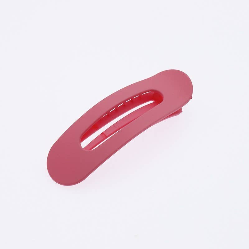 Oval Flat Hair Clip- Thin