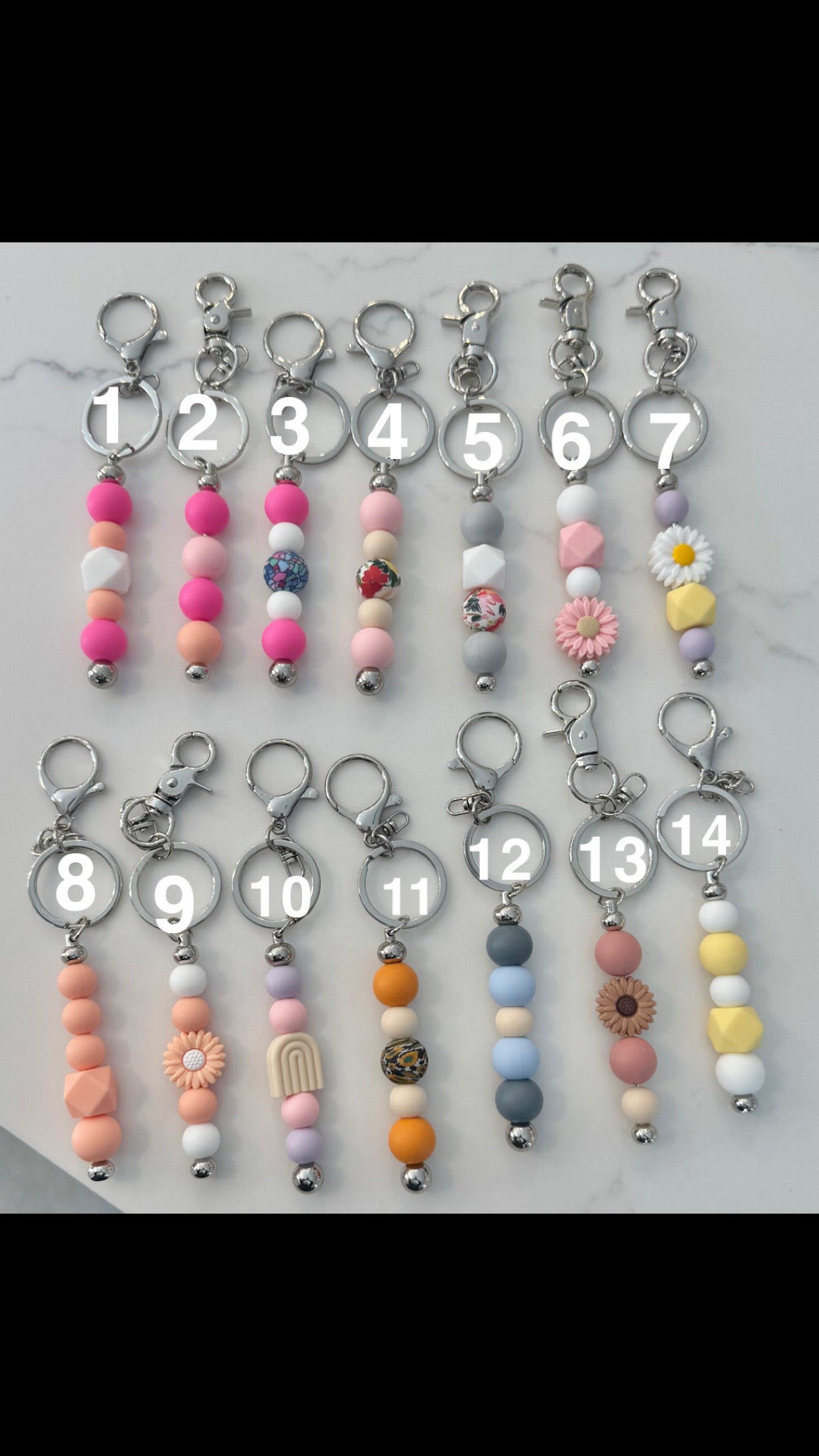 Beaded Keychains