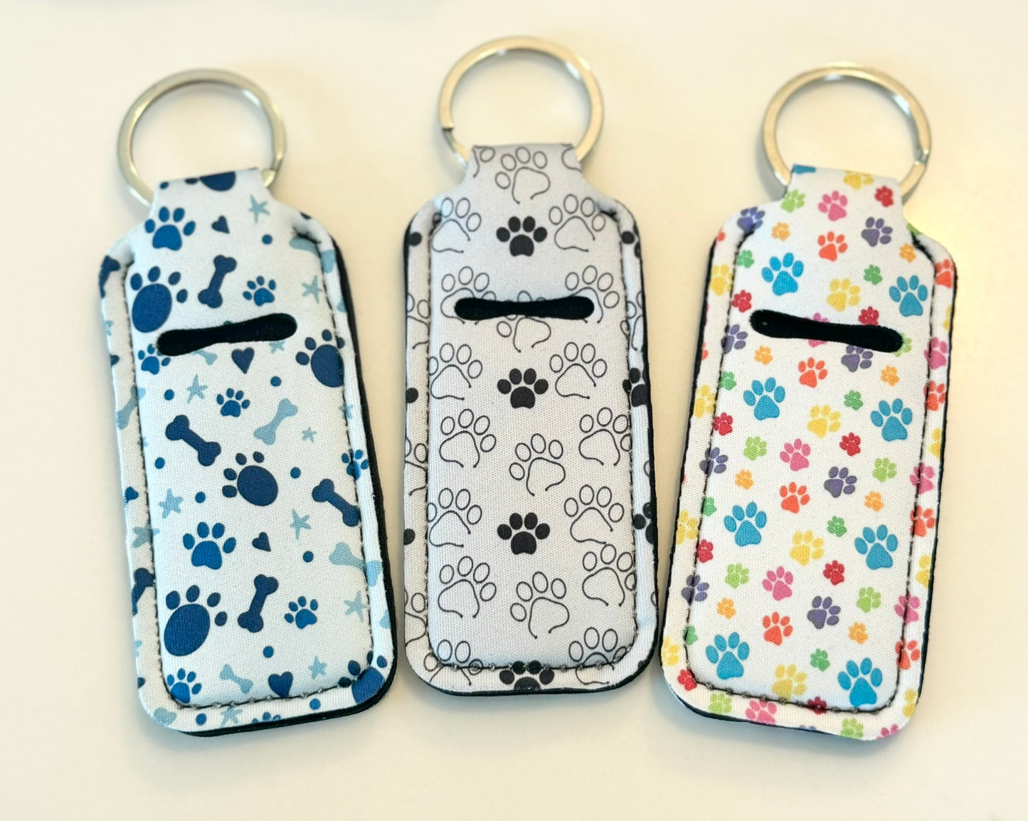 Paw Print Chapstick Sleeves