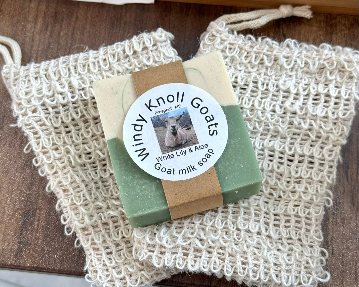 Knotted Soap Bag