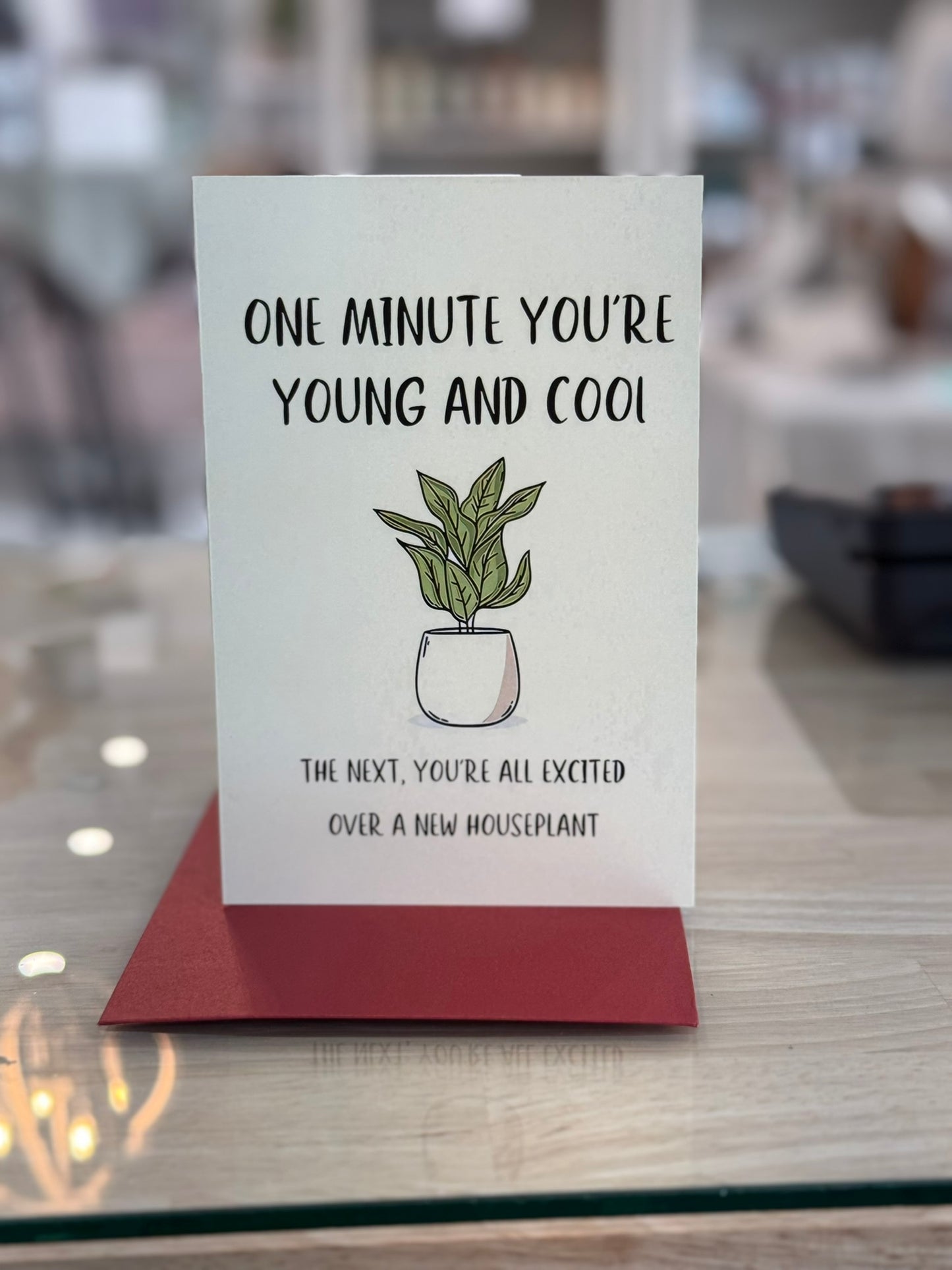 "Houseplant" Greeting Card
