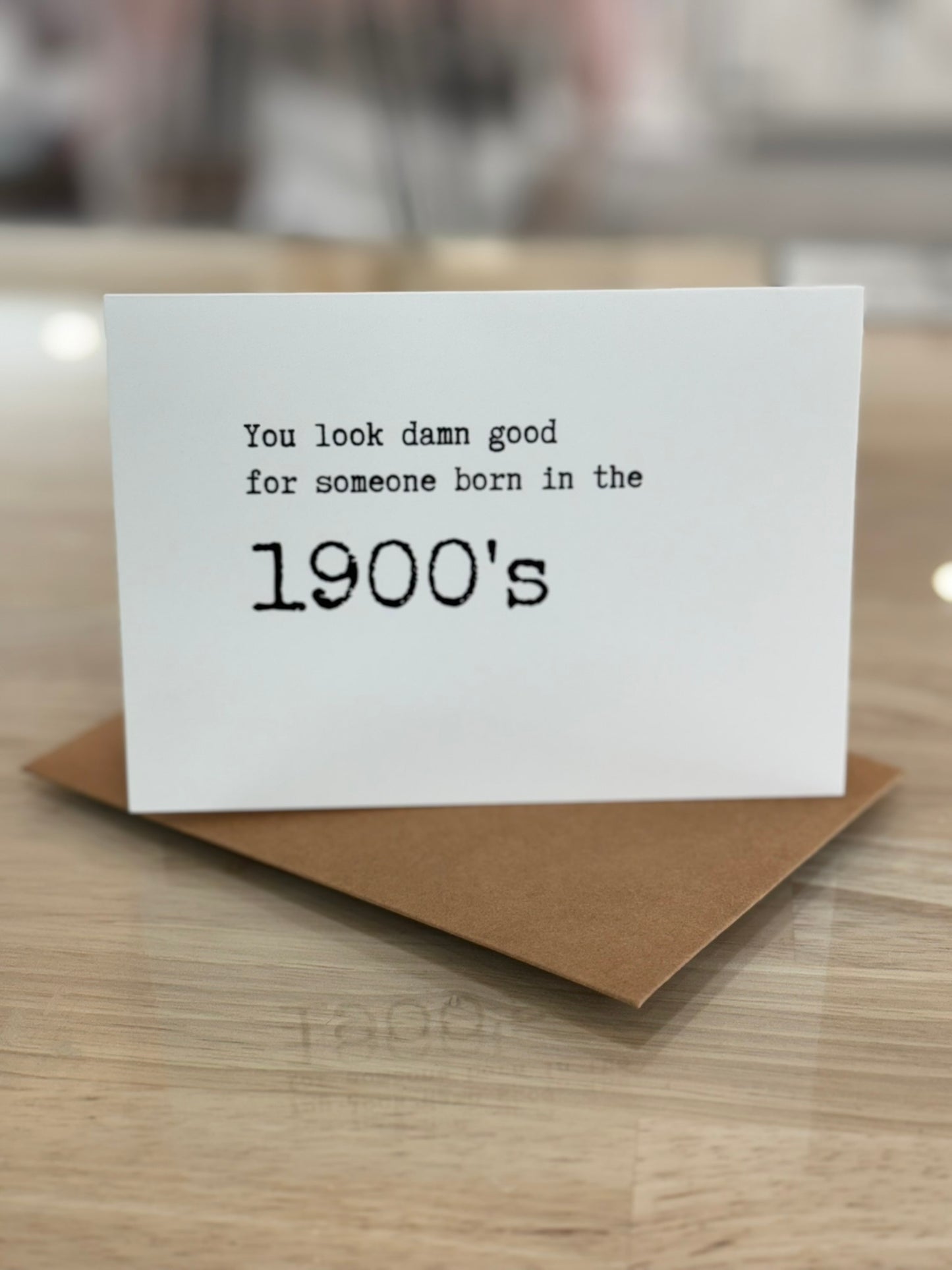 "1900's" Birthday Card
