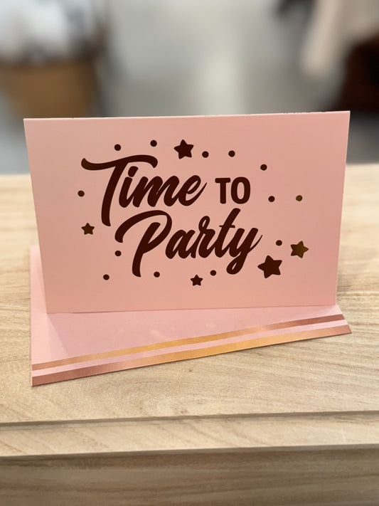 Time to Party Card