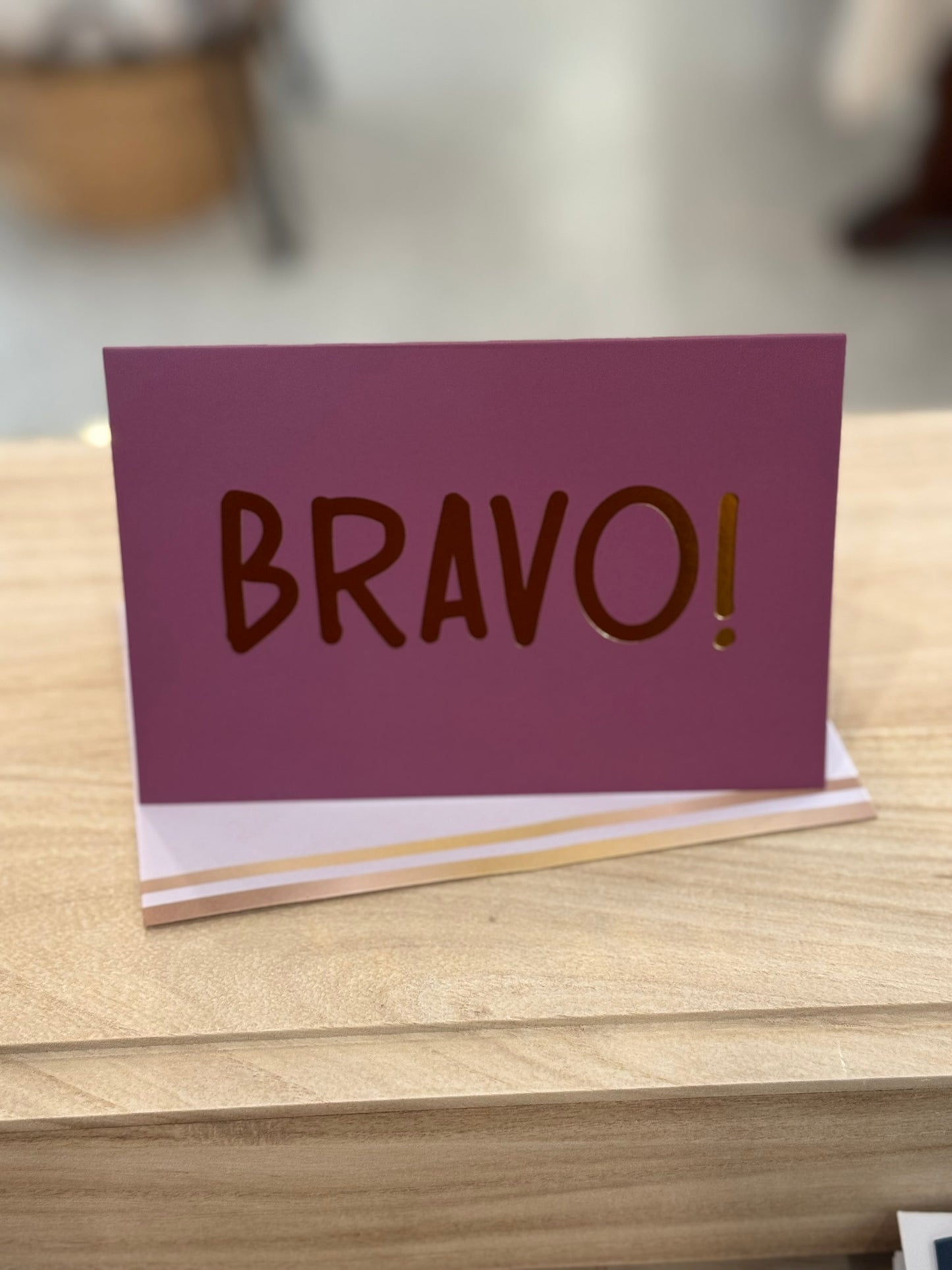 Bravo! Card