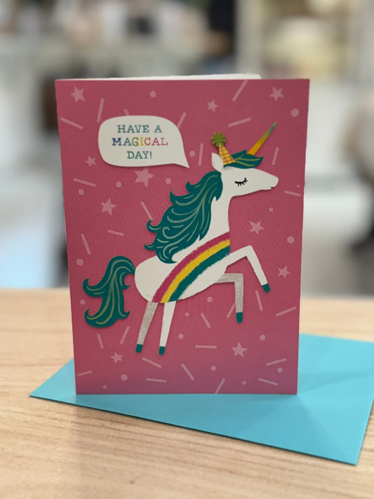 Unicorn- Have a Magical Day Card