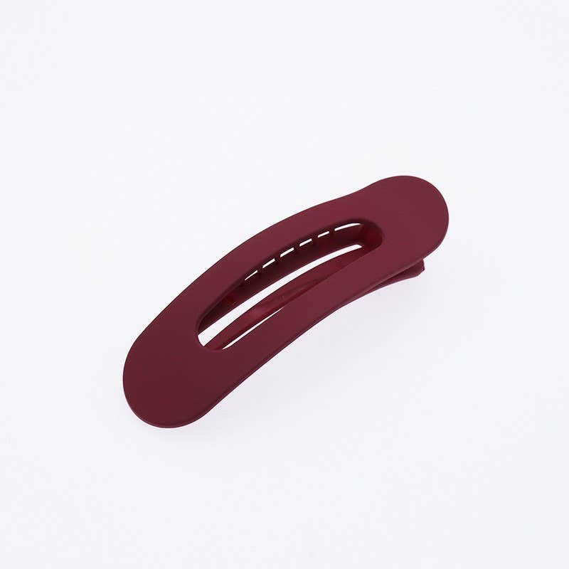 Oval Flat Hair Clip- Thin
