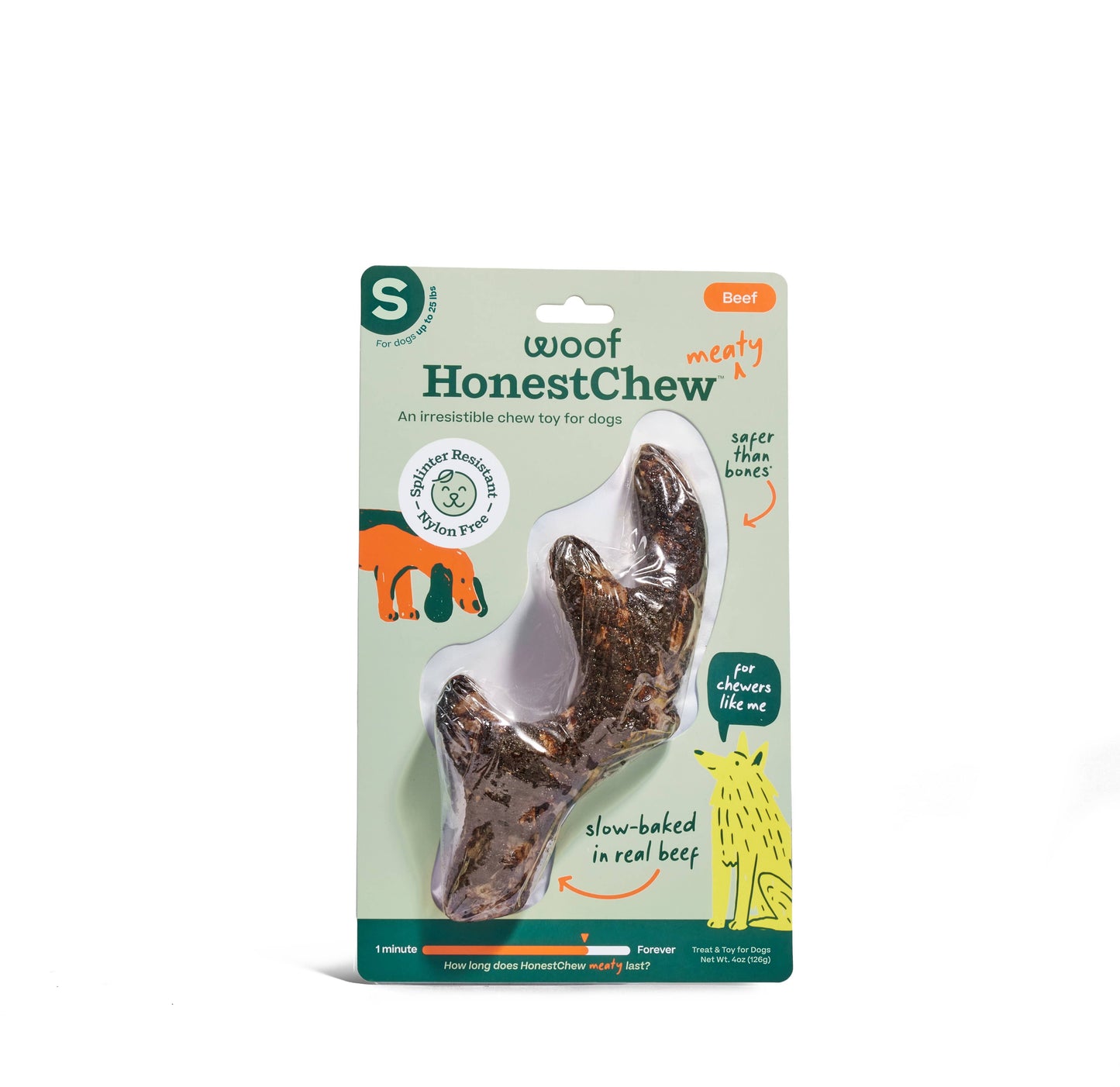 WOOF HonestChew Meaty Antler - Small