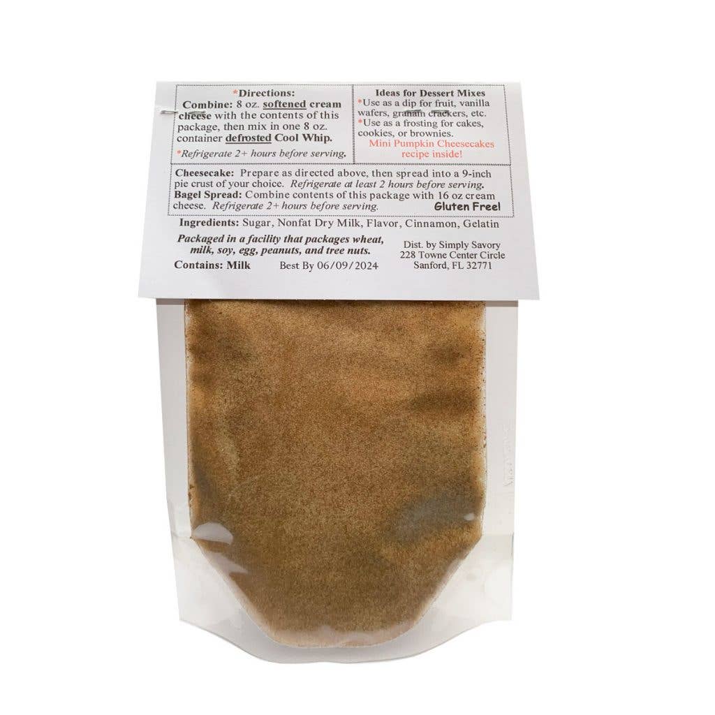 Pumpkin Cheesecake Dessert Mix