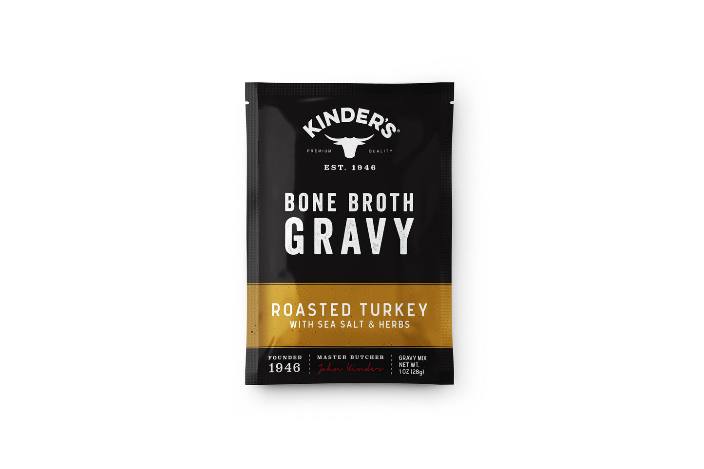 Roasted Turkey Bone Broth Gravy with Sea Salt and Herbs