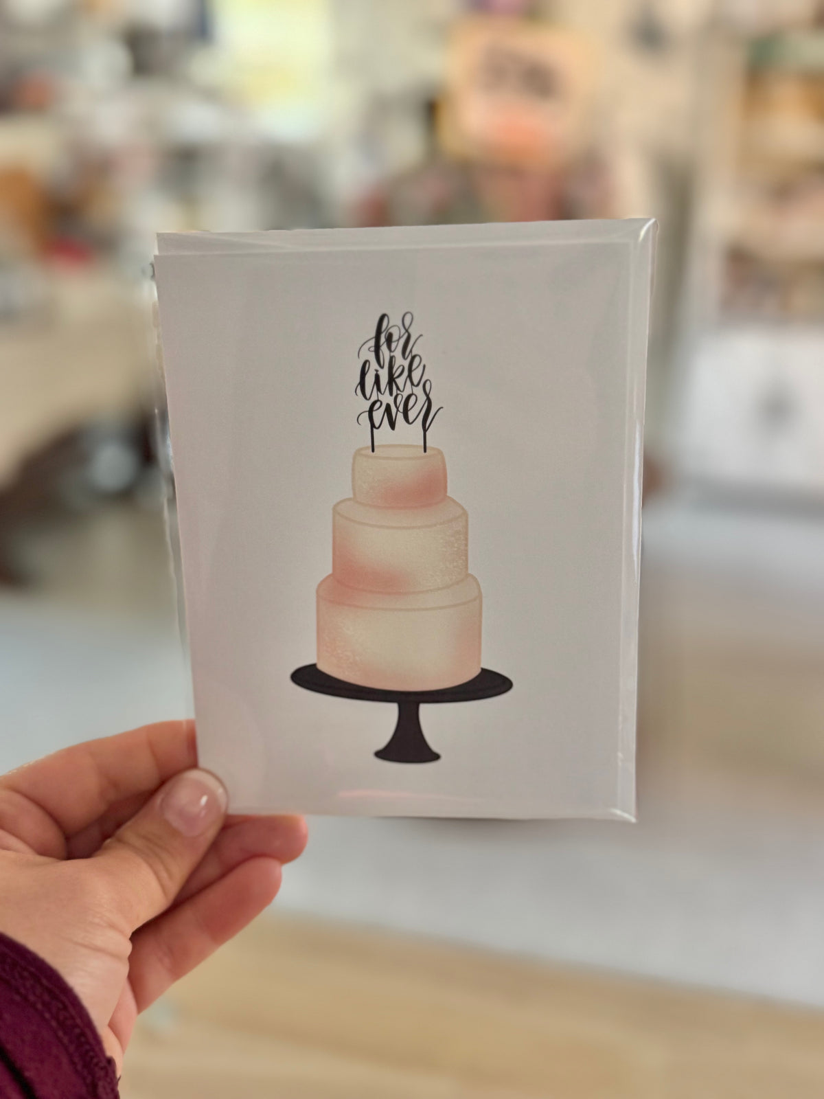 For Like Ever Wedding Card
