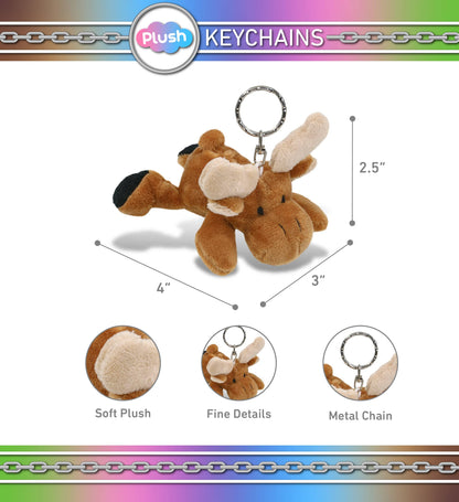 Moose Plush Keychain