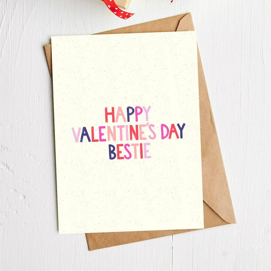 "Happy Valentine's Day Bestie" Greeting Card