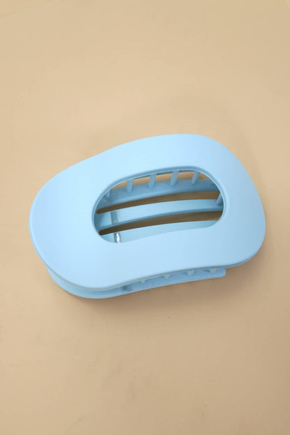 Oval Flat Hair Clip- Wide
