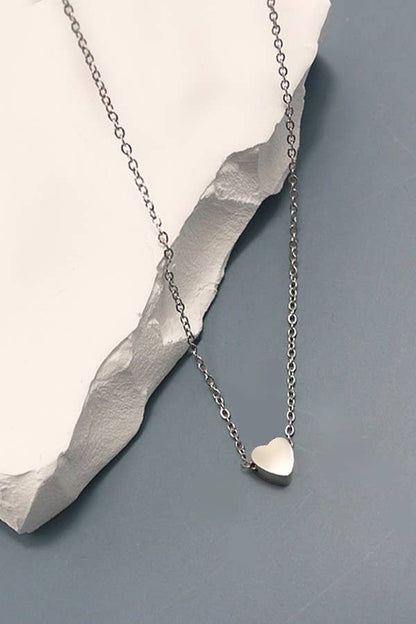 Mini Heart Charm Necklace