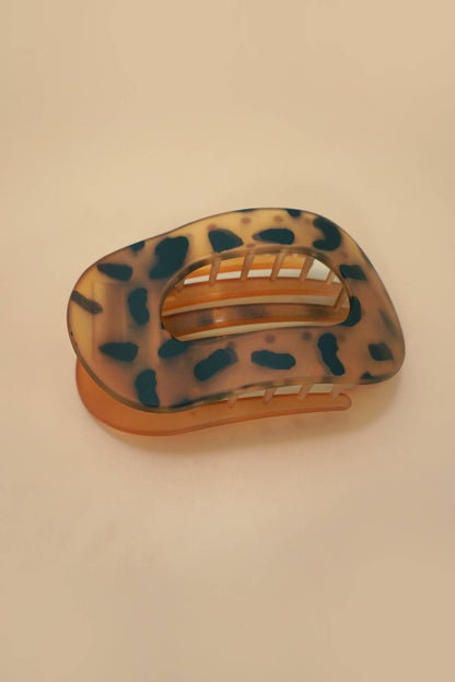 Oval Flat Hair Clip- Wide