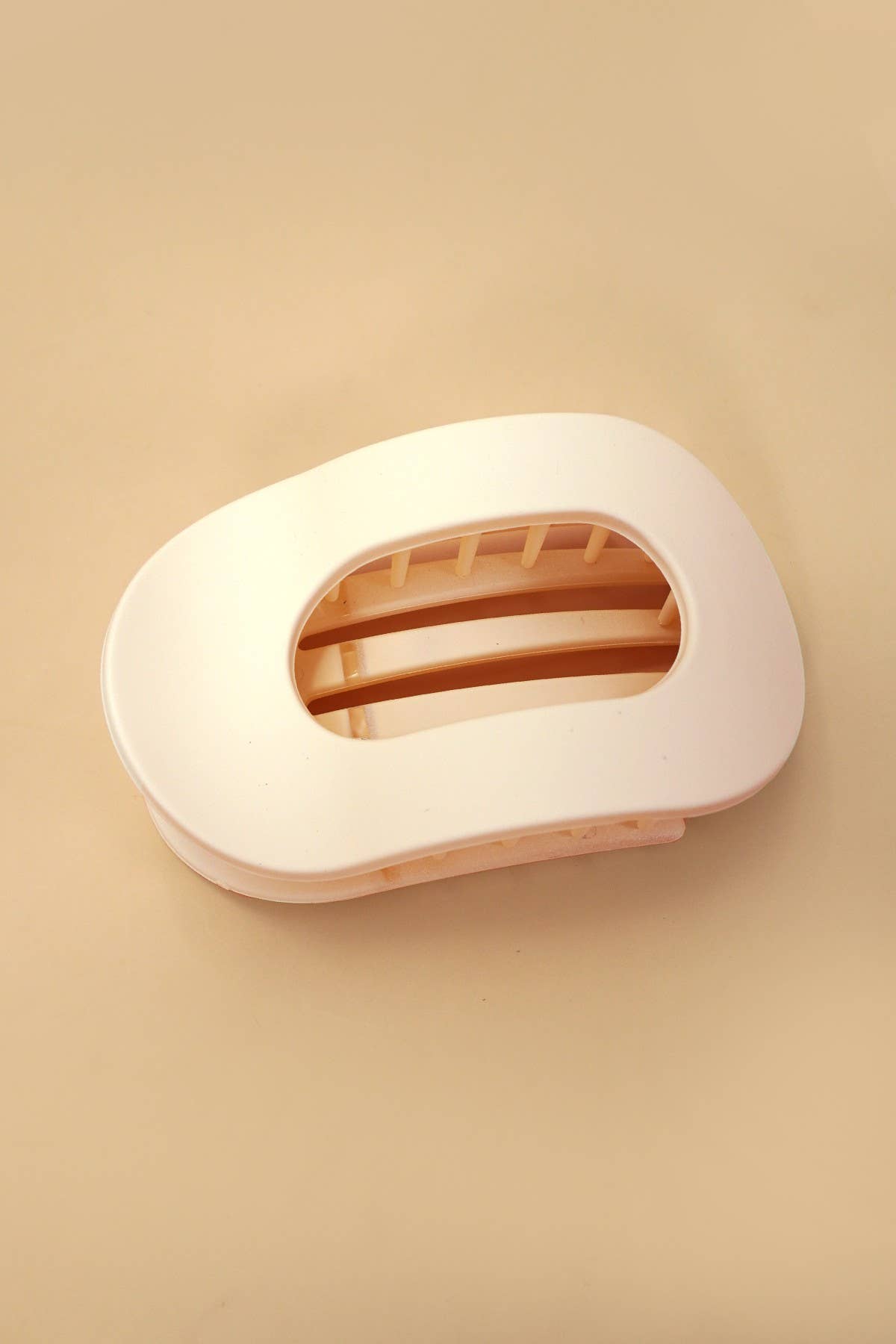 Oval Flat Hair Clip- Wide