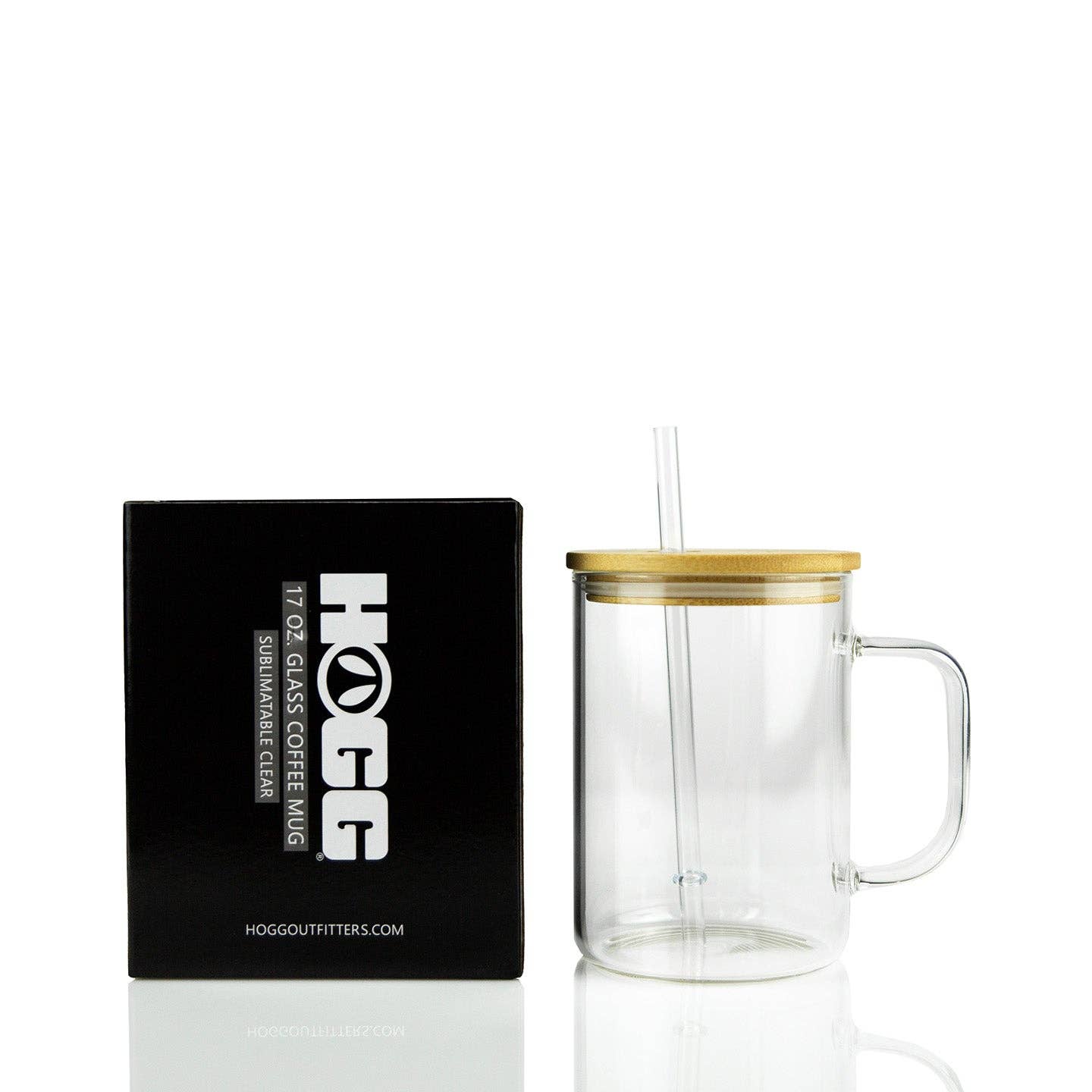 17oz Glass Coffee Mug