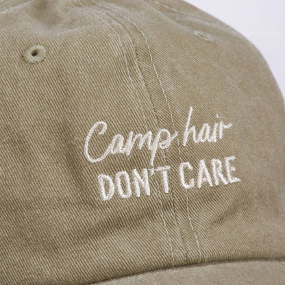 Camp Hair Don't Care Baseball Cap