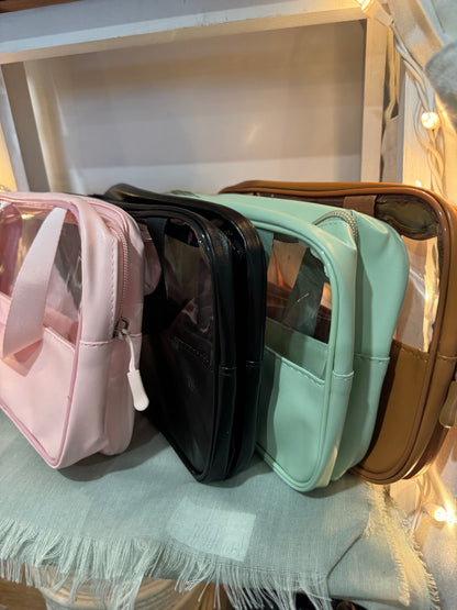 Color Block Makeup Bags