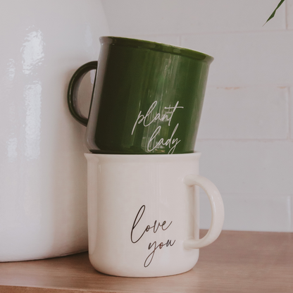 Plant Lady 11oz Campfire Coffee Mug - Home Decor