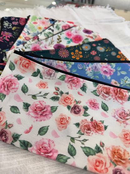 Floral Accessory Bag