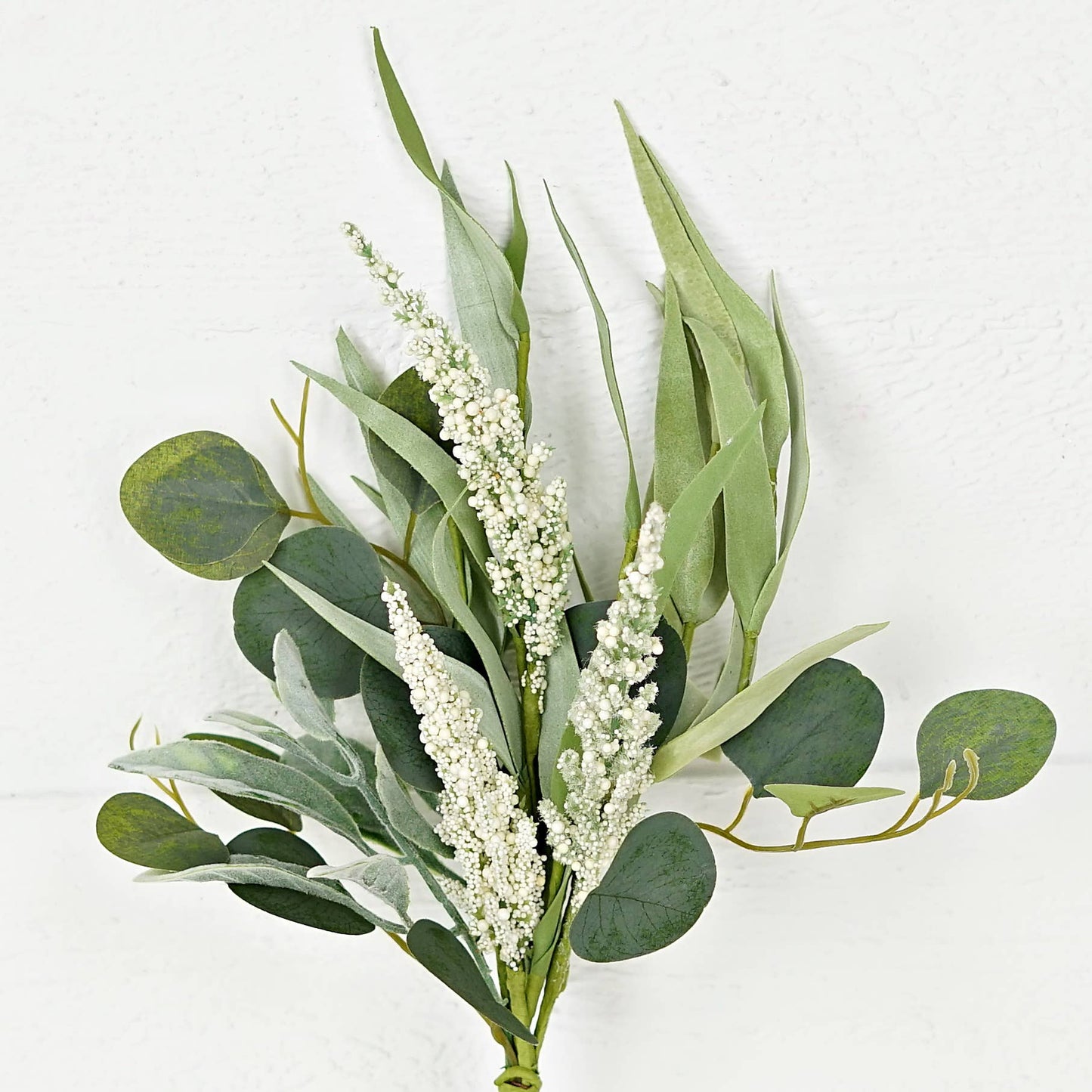Mixed Eucalyptus, Lamb Ear and Heather Stem