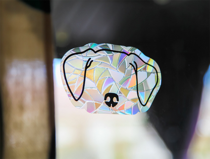 Dog Ears Suncatcher Window Cling