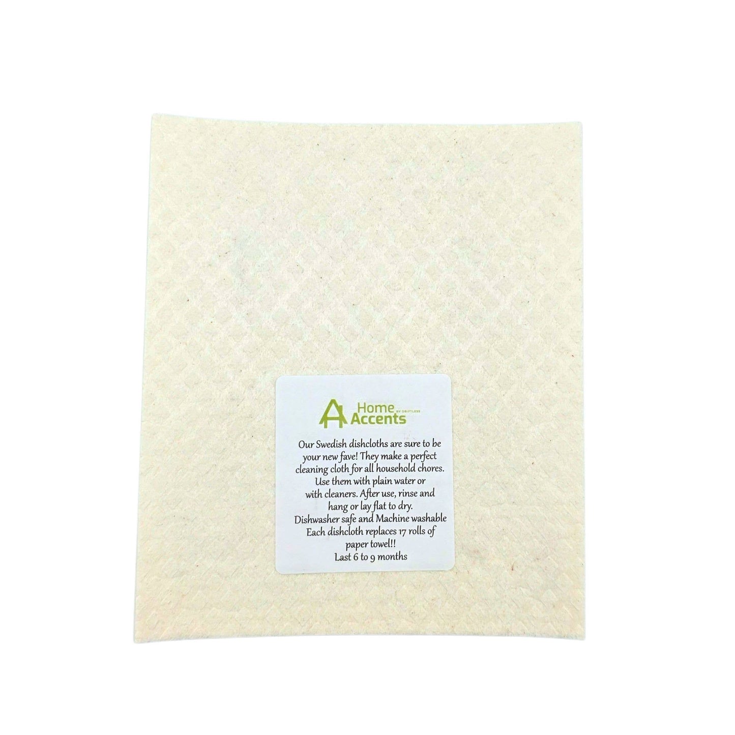 Winter Snow Storm Swedish Dishcloth