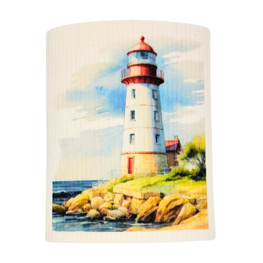 Lighthouse Swedish Dishcloth