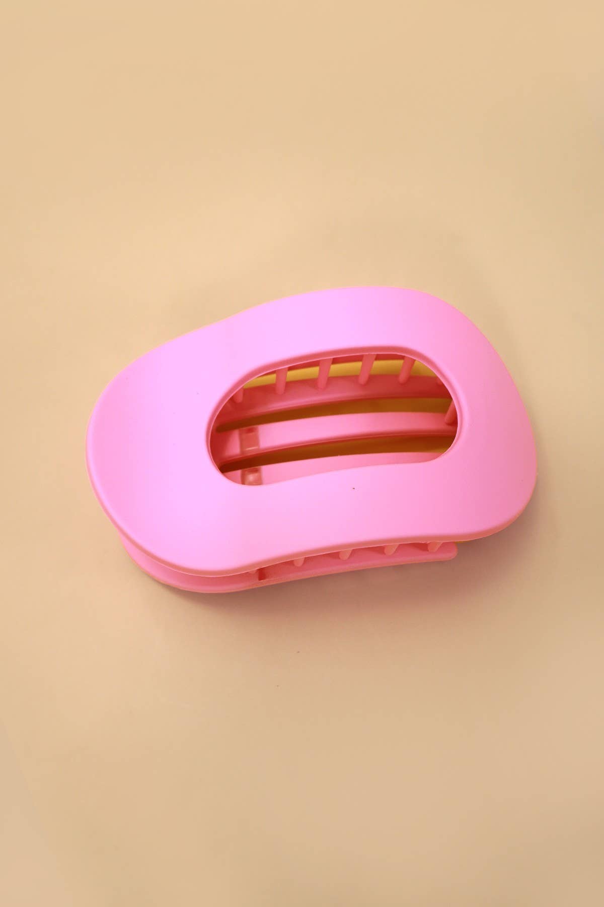Oval Flat Hair Clip- Wide