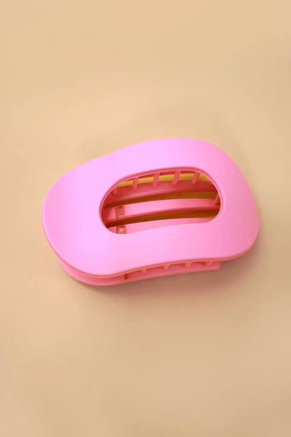 Oval Flat Hair Clip- Wide