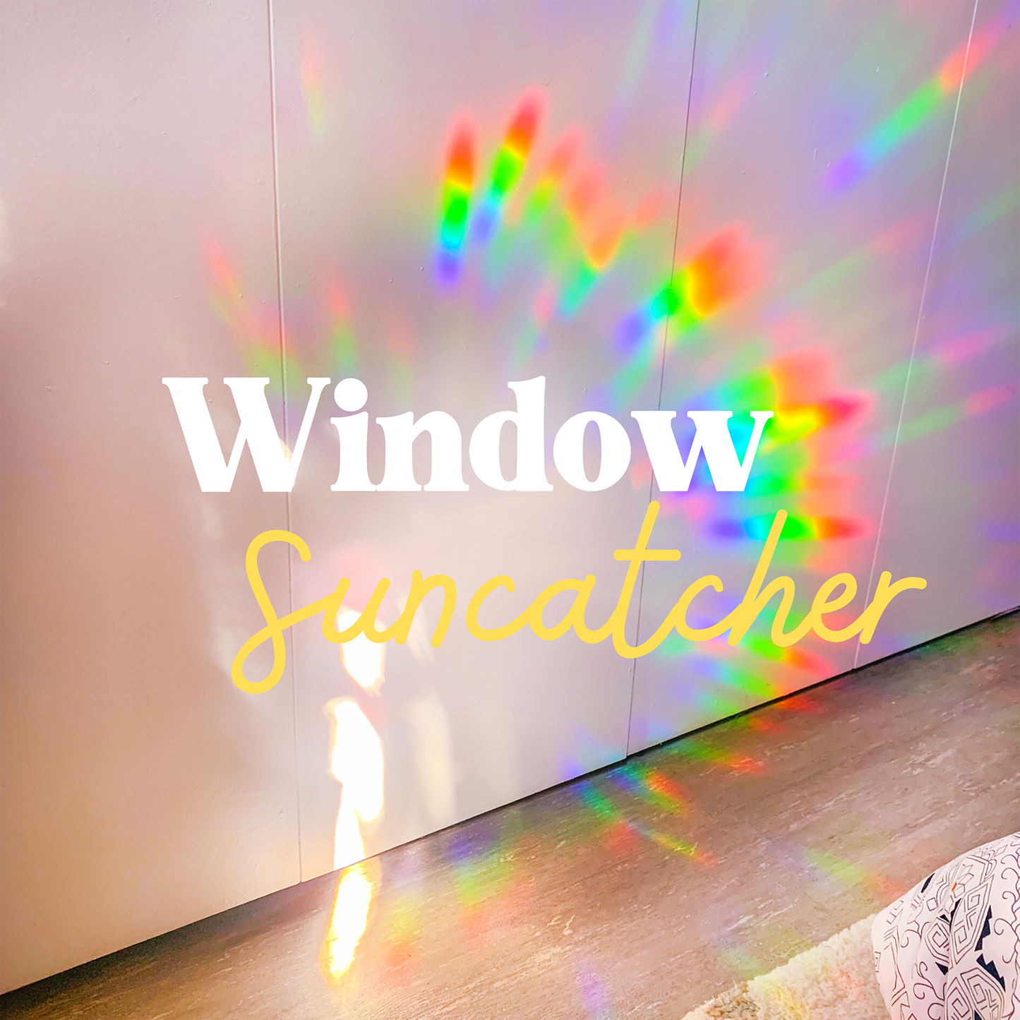 Cat Suncatcher Window Cling: Silver Chrome