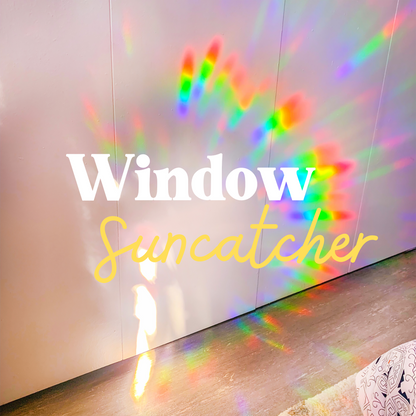 Cat Suncatcher Window Cling: Silver Chrome