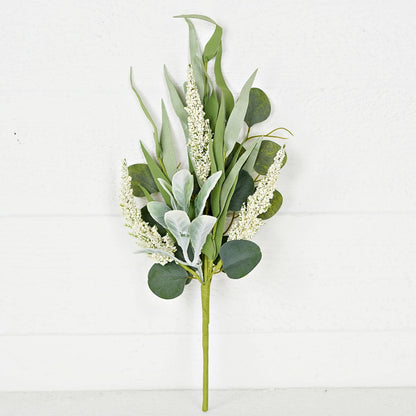 Mixed Eucalyptus, Lamb Ear and Heather Stem