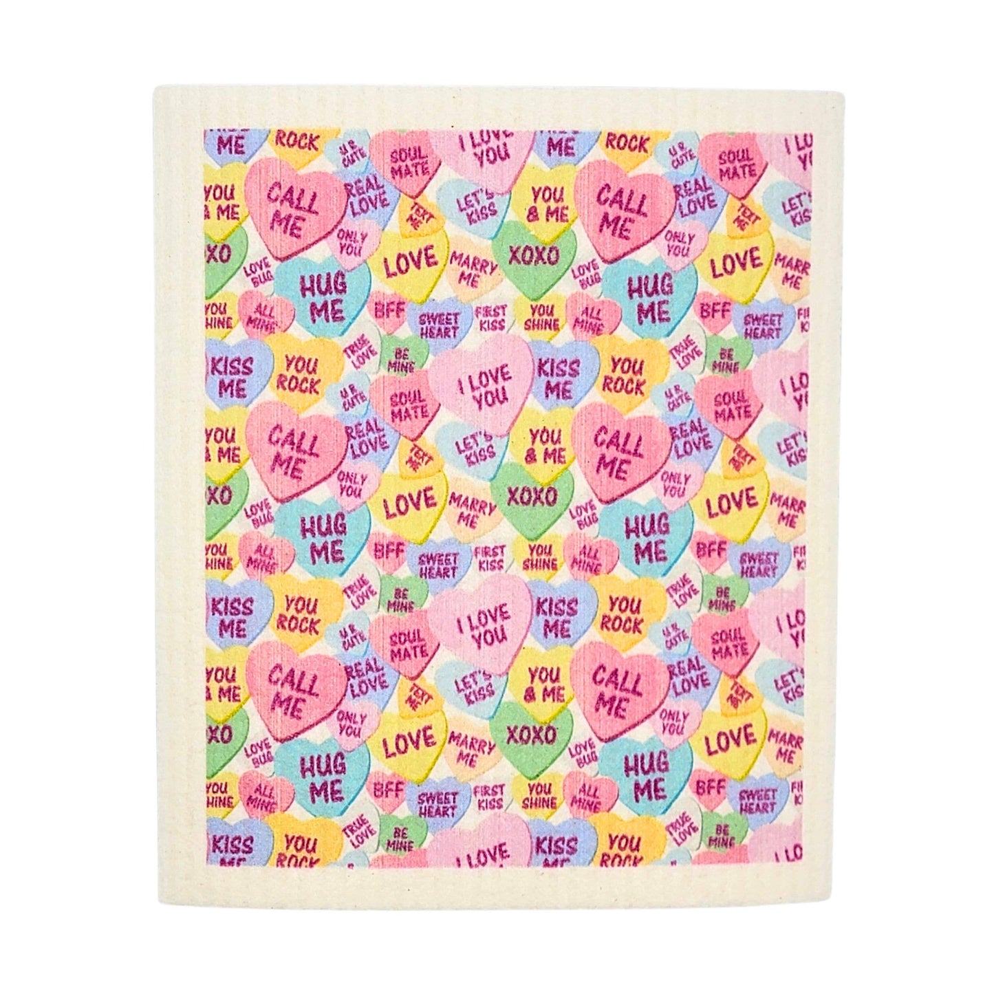 Sweet Hearts Swedish Dishcloth