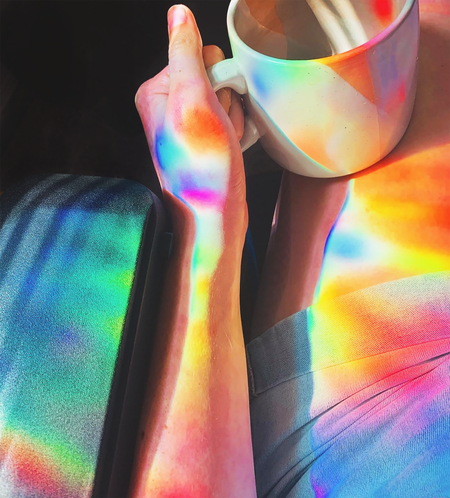 Flower Smiley Face Suncatcher Window Cling