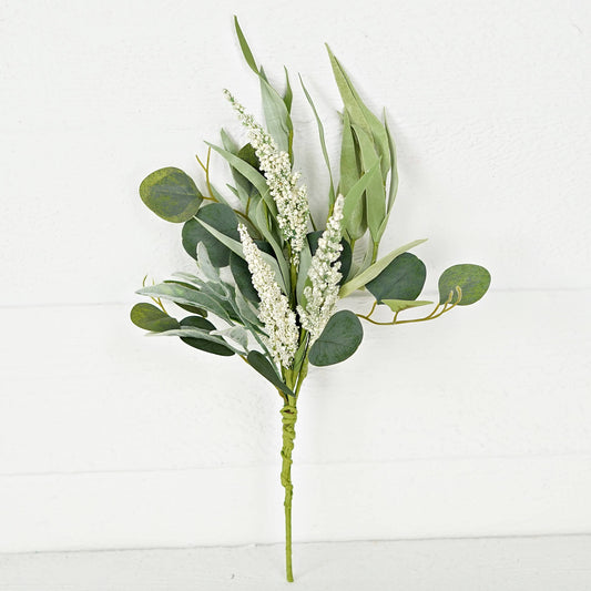 Mixed Eucalyptus, Lamb Ear and Heather Stem