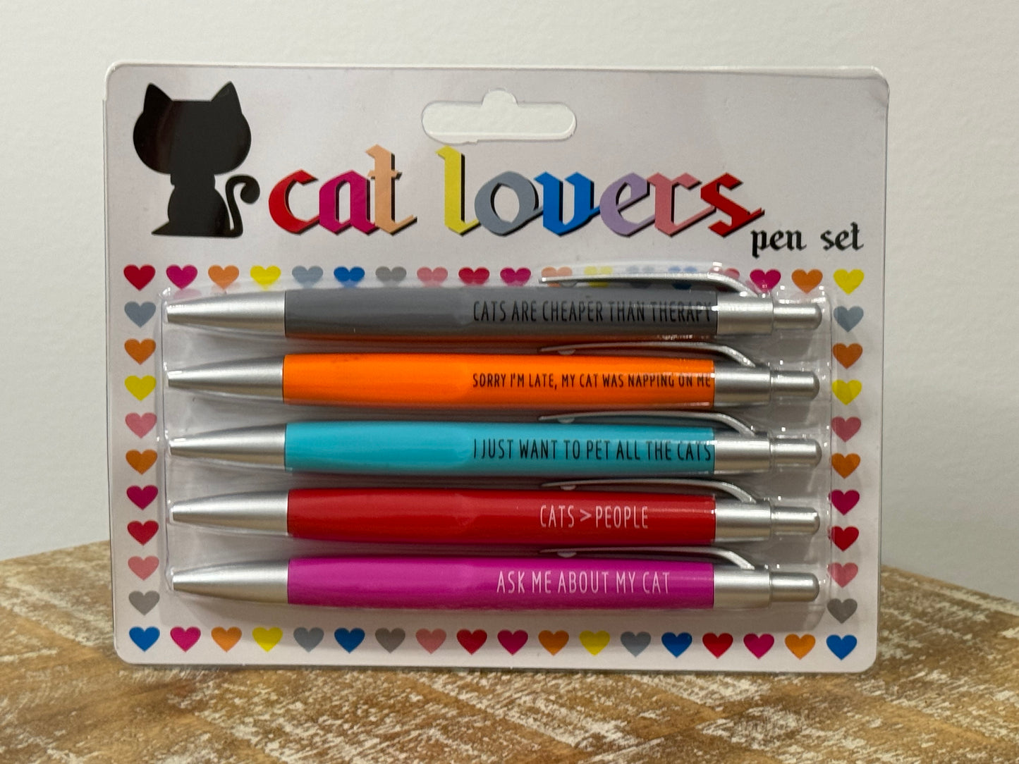 Cat Lovers Pen Set