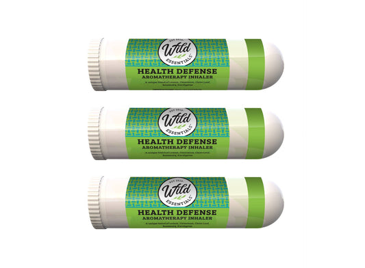 Wild Essentials - Aromatherapy Inhalers HEALTH DEFENSE (IMMUNE / 4 THIEVES)