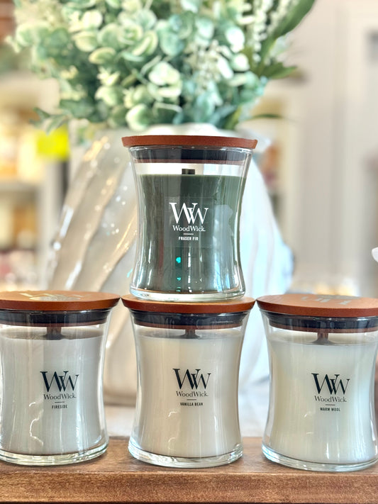 Woodwick- Md. Hourglass Jar